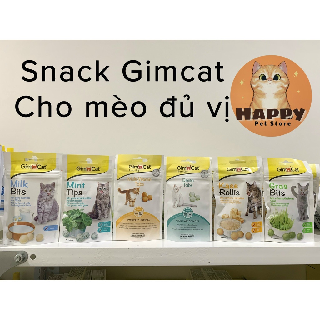 VIÊN GIMCAT DENTA-TABS HỖ TRỢ MẢNG BÁM RĂNG CHO MÈO 40G