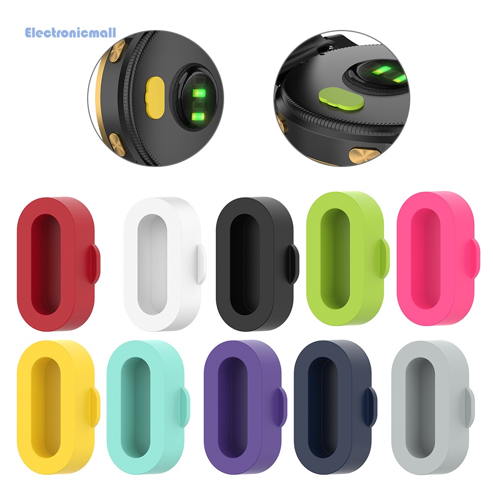 Set 10 nút silicone chống bụi cho cổng sạc Garmin Venu 2 Venu 2S Fenix 5