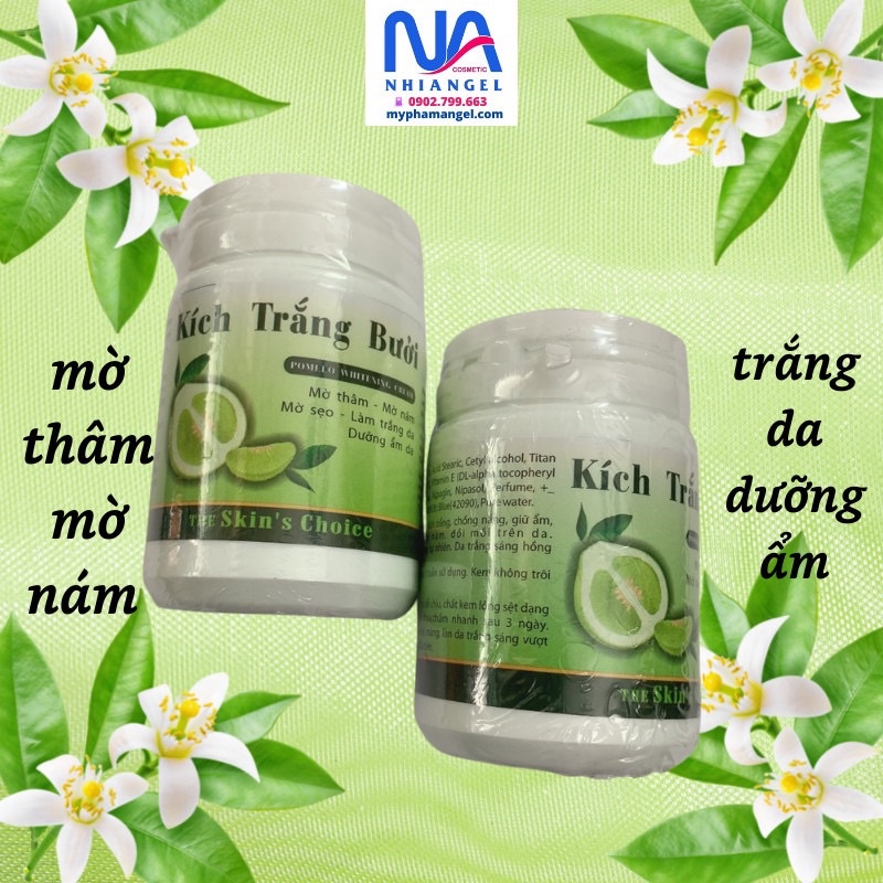 kem kich trắng bưởi hủ 100gr siêu hót nè khách ơi!!! em bán sỉ nhé 🥰🥰