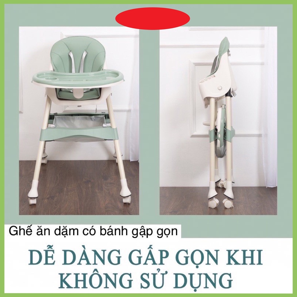 Ghế ăn dặm đa năng TOBÉ - Ricard cao cấp cho bé từ 6 tháng tuổi HolaKids Decor