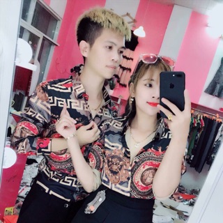 Áo sơmi cặp nam nữ thời trang siêu hót 955