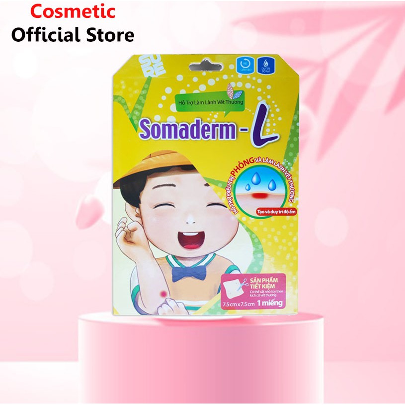 Miếng Dán Mụn - Vết Thương Somaderm-L (7.5cm x 7.5cm) | BigBuy360 - bigbuy360.vn