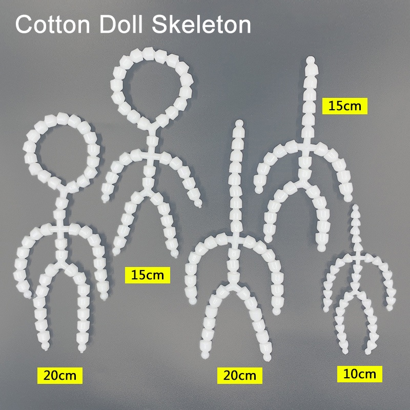 Búp Bê Hình Bộ Xương Cotton 10cm/15cm/20cm Để Infuse The Soul Of A Không Ồn Cho Búp Bê 9.5mm