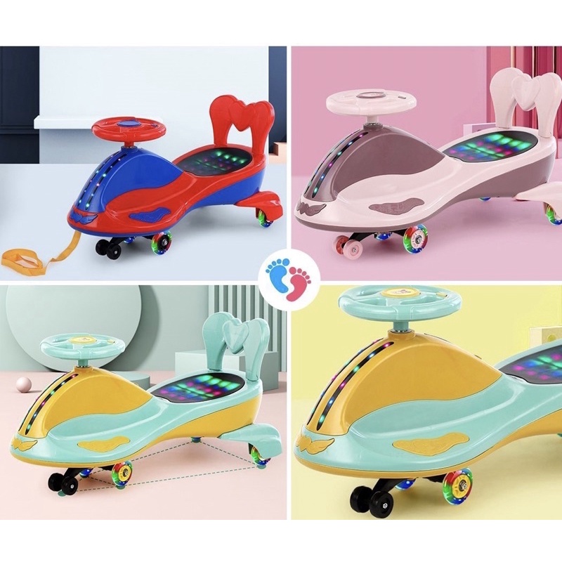 Xe lắc cao cấp cho bé từ trên 1 tuổi có nhạc đèn tải trọng lớn