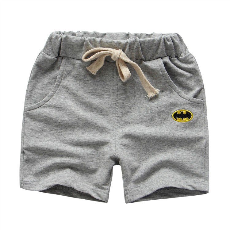 Quần Short Vải Cotton In Hình Marvel 5 Màu Thời Trang Mùa Hè Cho Bé Trai / Gái 1-8 Tuổi