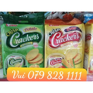 (Siêu Rẻ) Bánh Libra Crackers Khoai tây, Ngô 230gr