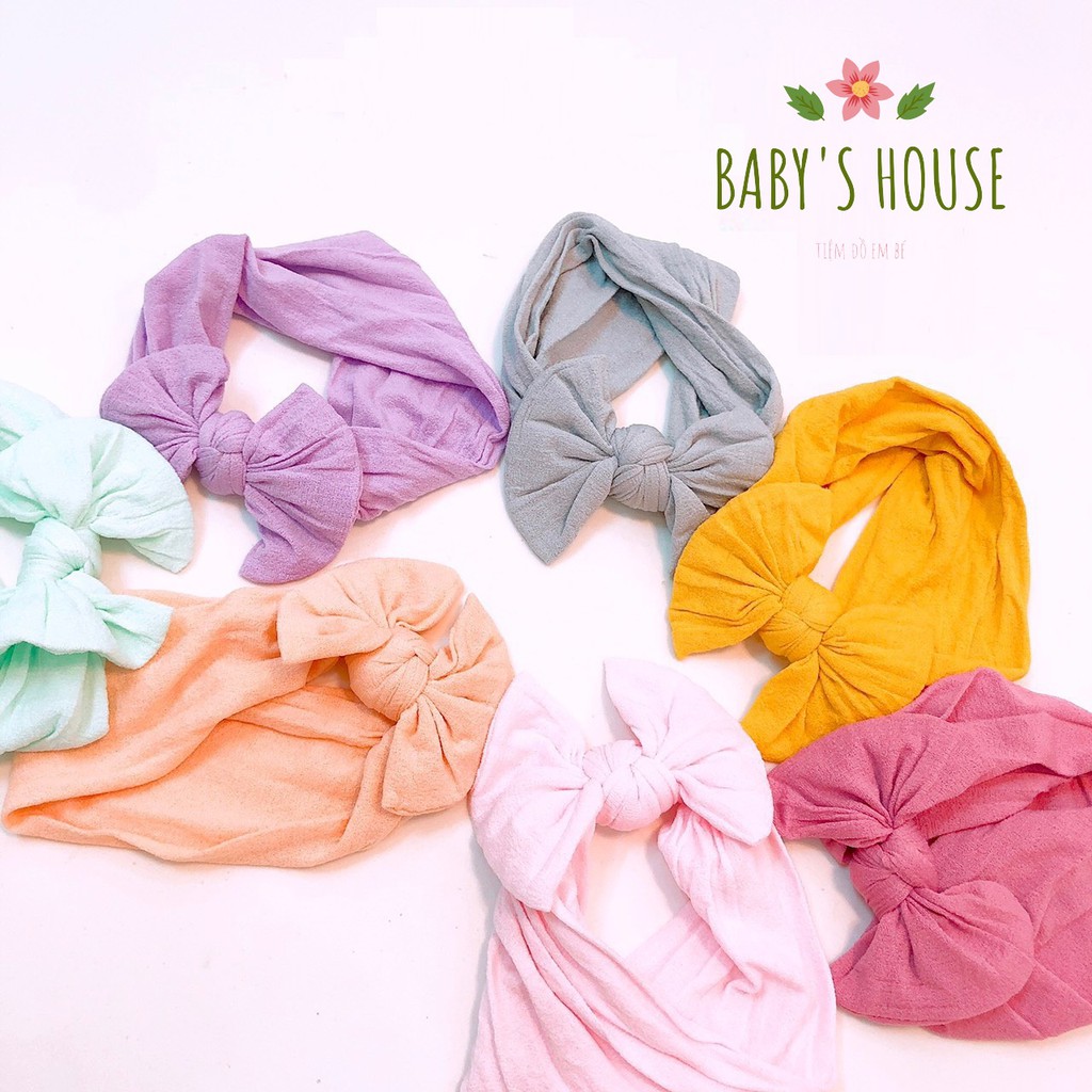 Băng đô cho bé - nơ màu kẹo dễ thương Baby's House