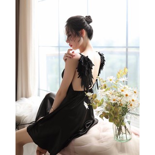 Váy Ngủ Lụa Cánh thiên thầm xịn siêu mát lạnh