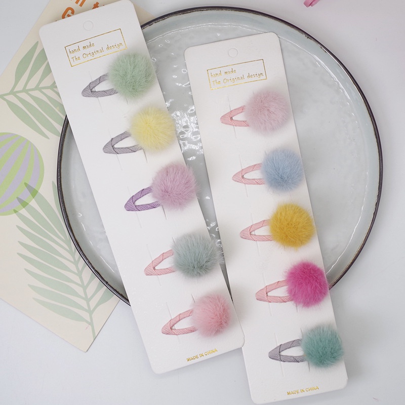 Set 5 Kẹp Tóc Dễ Thương Cho Bé Gái