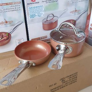 BỘ NỒI  + CHẢO MINI SUPER CHEF 14cm