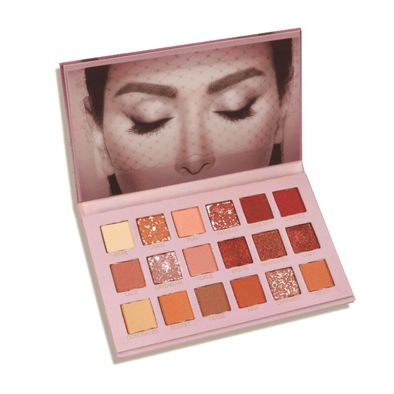 Bảng Phấn Mắt Huda STORY 18 Màu Lì Và Ánh Ngọc Trai Kết Hợp Thời Trang MKE | BigBuy360 - bigbuy360.vn