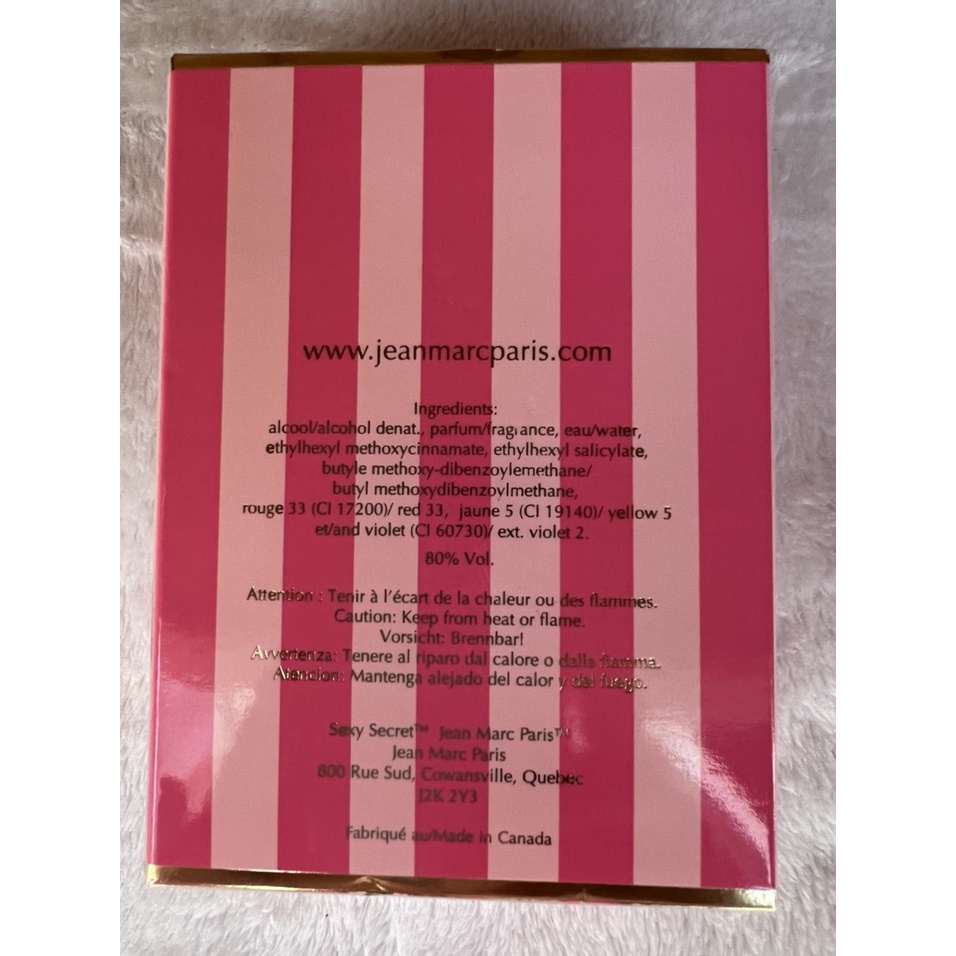 Nước hoa dành cho Nữ - SEXY SECRET EAU DE PARFUM JEAN MARC PARIS 50ml