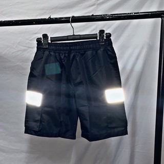 < ẢNH THẬT> Set Phản Quang Khoác Viền phối Quần Short Đen [ Form UNISEX ]