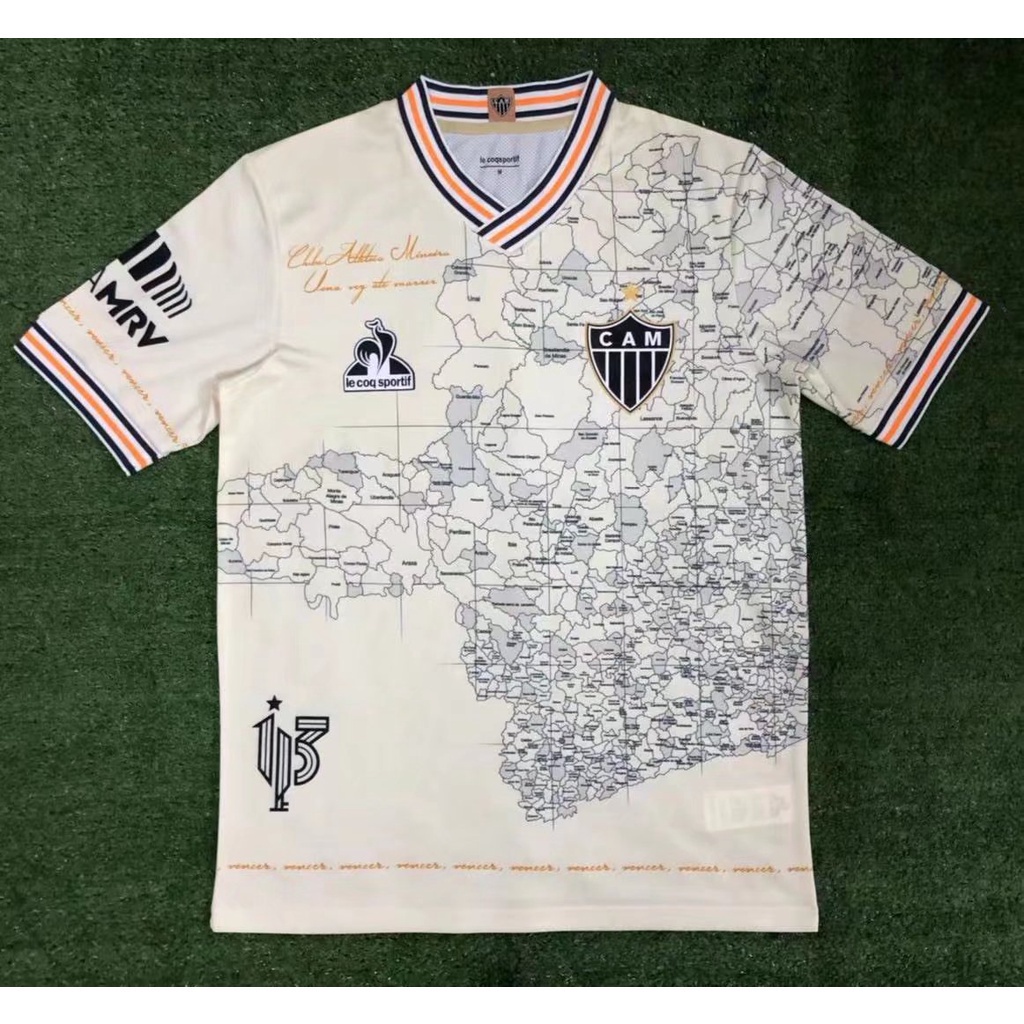 Áo Thể Thao Bóng Đá Ngắn Tay Phiên Bản Đặc Biệt Atletico Mineiro Size S-2XL Cho Nam