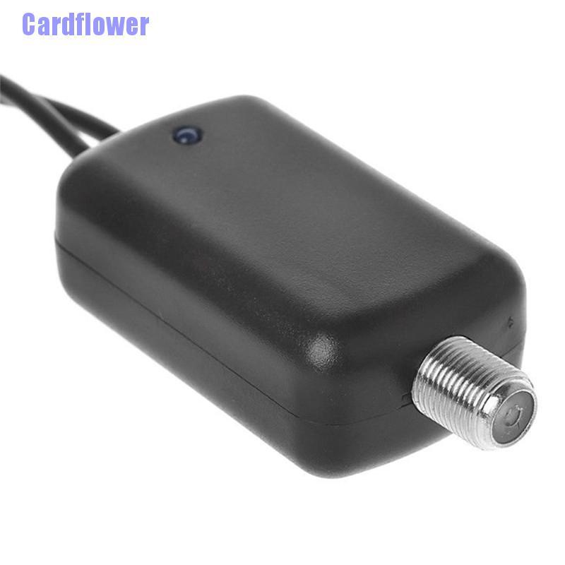 Cardflower  Digital HDTV Signal Amplifier Booster For Cable TV Fox Antenna HD Channel 25db