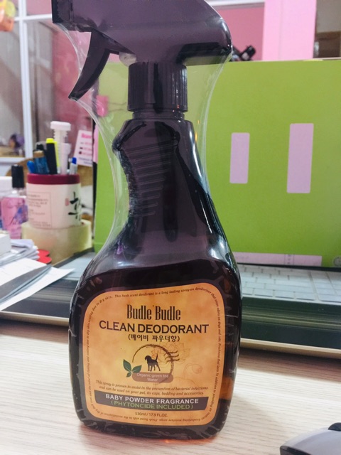 Xịt khử mùi dưỡng lông Budle’ Budle Clean Deodorant 530Ml
