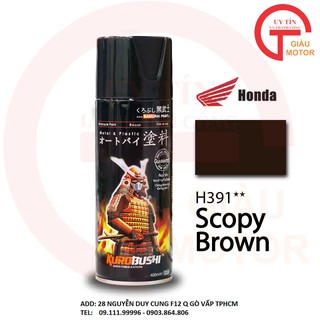 SƠN XỊT SAMURAI H391** MÀU NÂU HẠT DẺ
