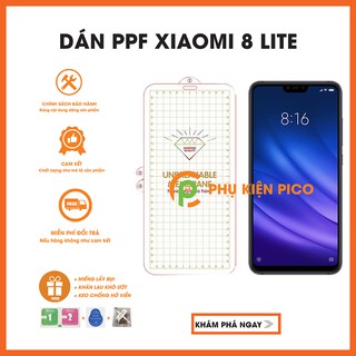 dán màn hình mi 8 lite ppf - dán dẻo màn hình xiaomi mi 8 lite cao cấp ppf