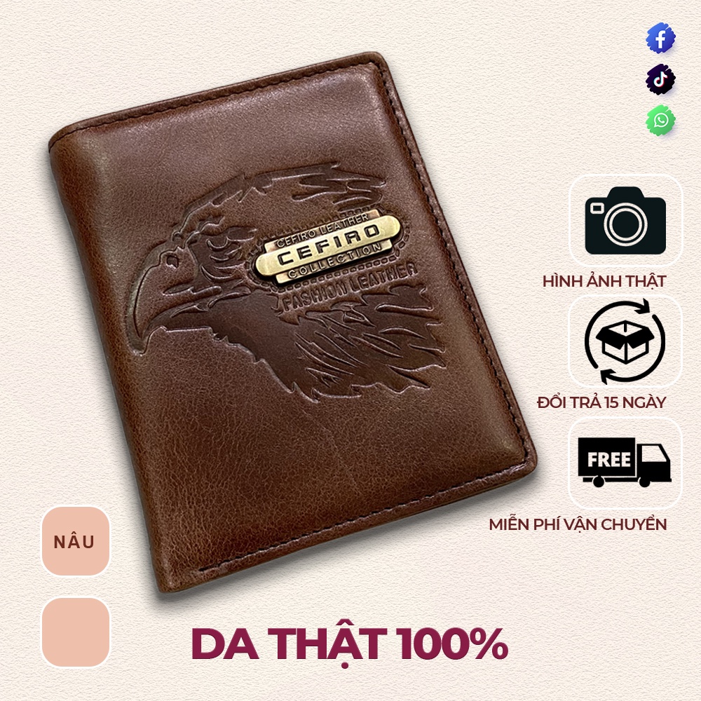 Ví nam bóp nam da cao cấp mềm mịn thời trang TCN1208
