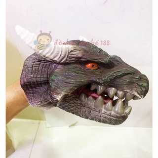 Đầu rồng khủng long đóng kịch kể chuyện cho bé, đò chơi halloween, mặt nạ hoá trang chó sói