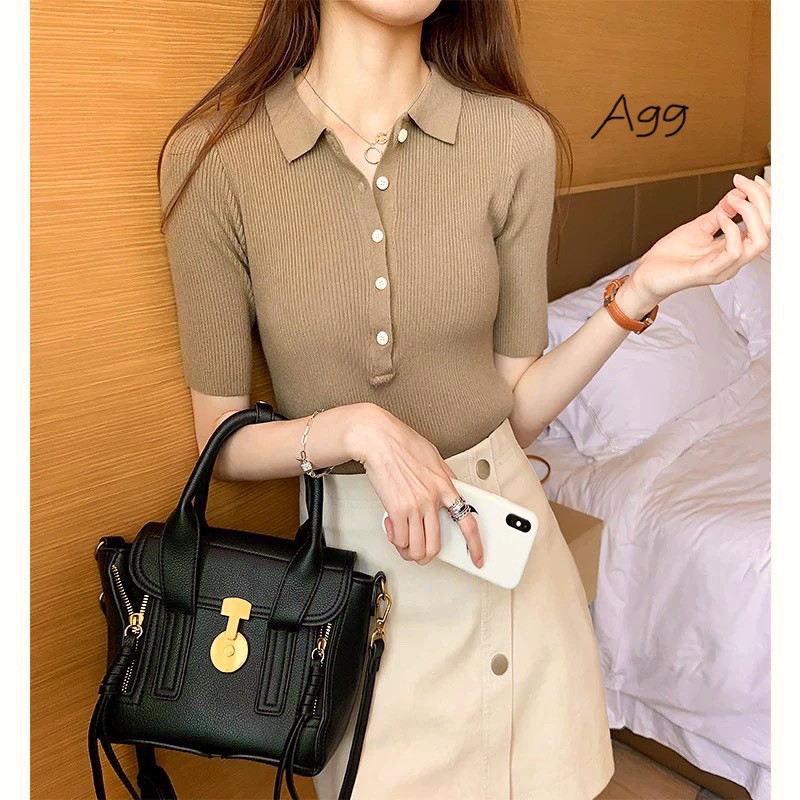 Áo len thỏ cổ đức dáng cực đẹp
