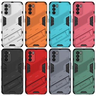  Ốp lưng Punk Mecha Style Stand cho OPPO K9X K9 Pro K9S K10 K10Pro Realme Q3S Q3Pro Vỏ bảo vệ chống sốc TPU có túi khí Stent 