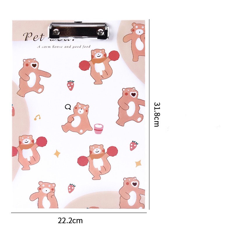Kẹp tài liệu A4, Bìa trình ký kẹp giấy tài liệu A4 nhiều hình cute xinh xắn dễ thương