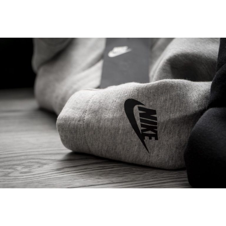 NIKE - Áo khoác nỉ thể thao nam Nike Tech Fleece JKT Jacket chính hãng - Xám