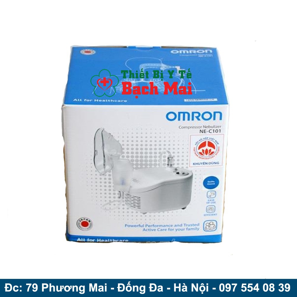 TBYT999 Máy Xông Mũi Họng Xông Khí Dung OMRON NE-C101 [NHẬT BẢN-Bảo Hành 02 Năm] NEW