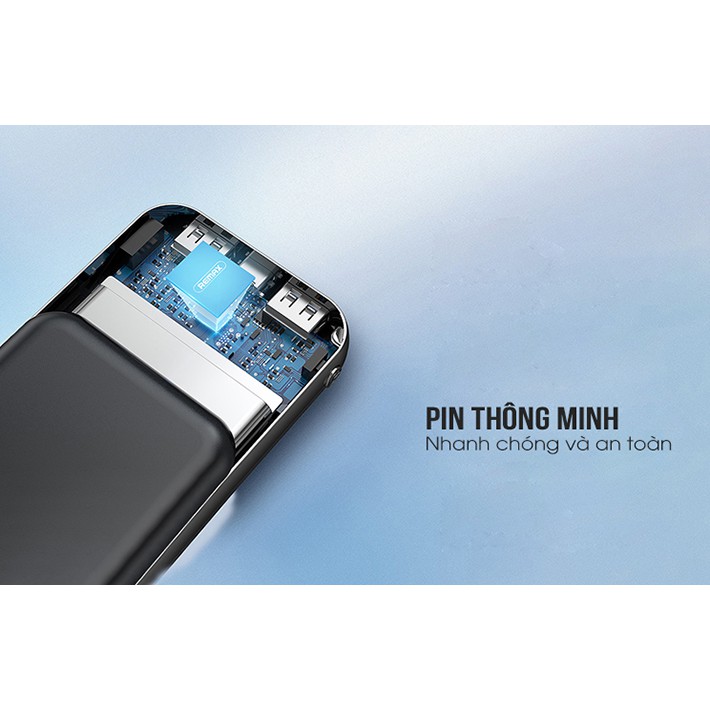 CHÍNH HÃNG  Remax RPP 26 Sạc dự phòng 10000 mAh remax RPP-26 màu sắc thời trang - GIAO NGẪU NHIÊN