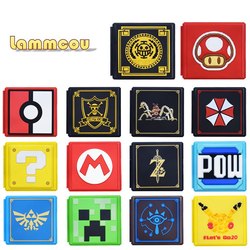 Hộp Cứng Đựng Thẻ Game Lammcou Di Động Có Thể Tương Thích Với Nintendo Switch NS
