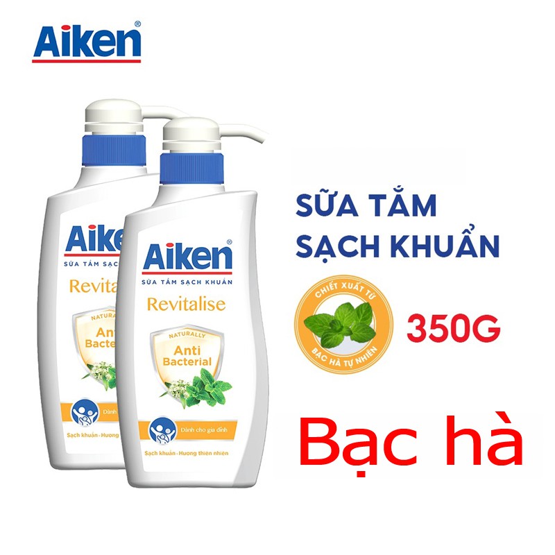 Sữa tắm Aiken sạch khuẩn 350g