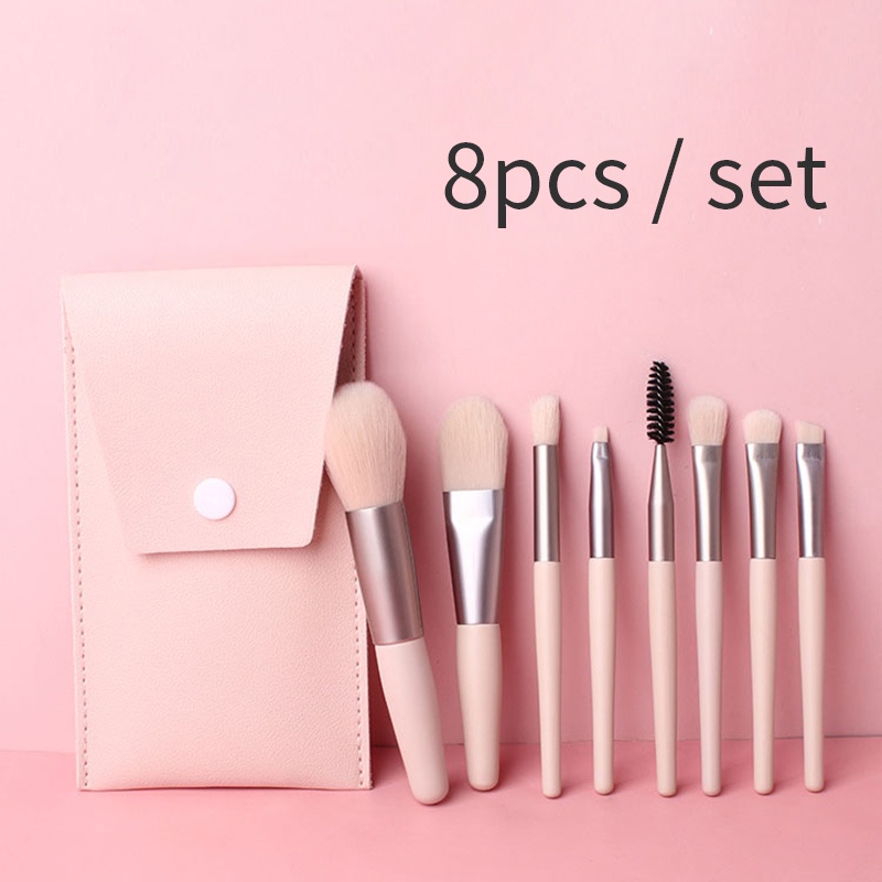 Pffee set 13 Cọ Trang Điểm mini Mềm Mại Tiện Dụng Khi Đi Du Lịch