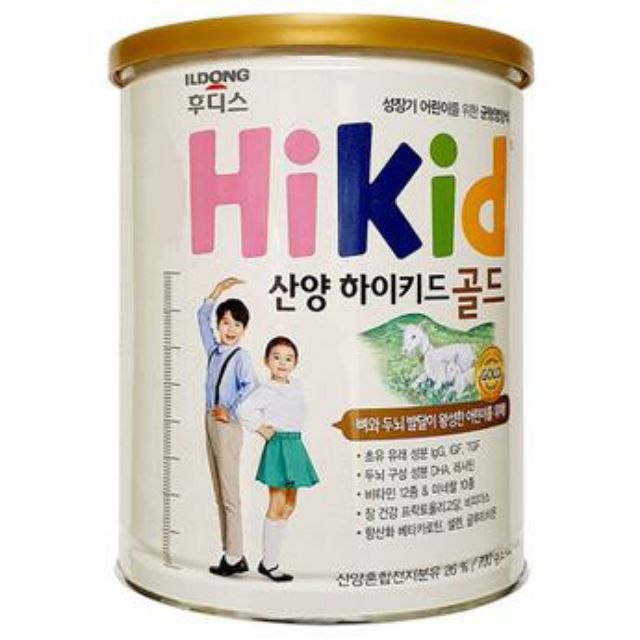 Sữa Hikid Dê núi 700g nội địa Hàn Quốc (date tháng 10/2021)