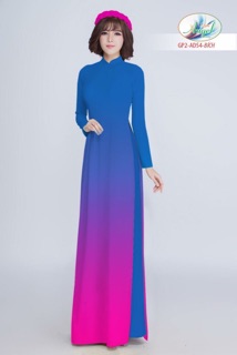 Vải áo dài ombre