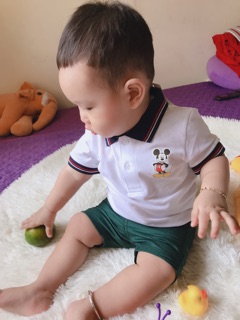 Quần short Kaki bé trai(set 2c)