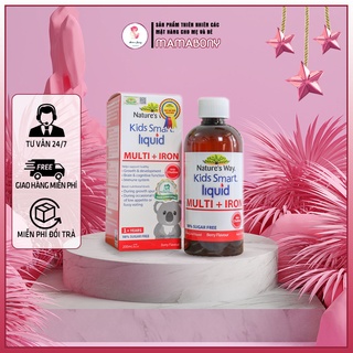 Nature's Way Kids Smart Multi Iron Liquid - Bổ sung sắt và các vi chất cần thiết cho trẻ nhỏ