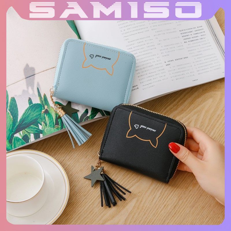 Ví nữ ngắn đẹp cầm tay mini nhỏ gọn bỏ túi nhiều ngăn dễ thương NG35 | BigBuy360 - bigbuy360.vn