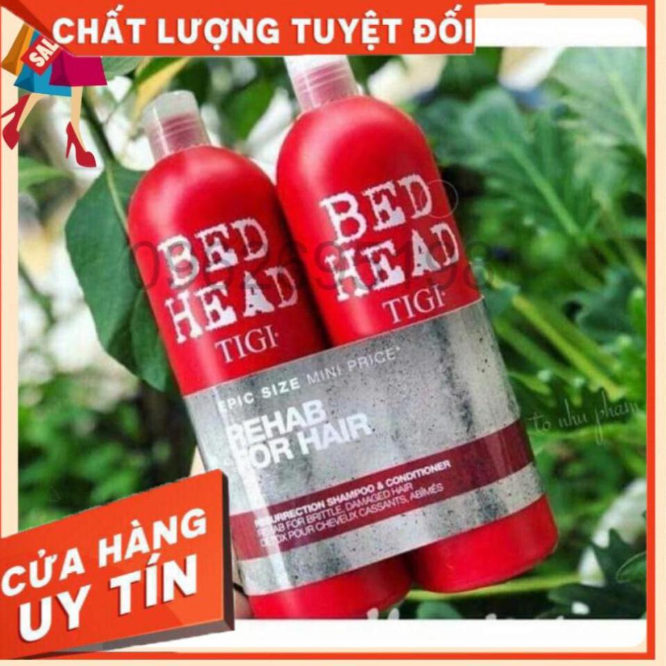 [TIGI BED HEAD] ⚡FreeShip⚡ Cặp Dầu Gội - Xả TIGI Bed Head Màu Đỏ Siêu Mượt Tóc Loại 750ml[CHÍNH HÃNG]