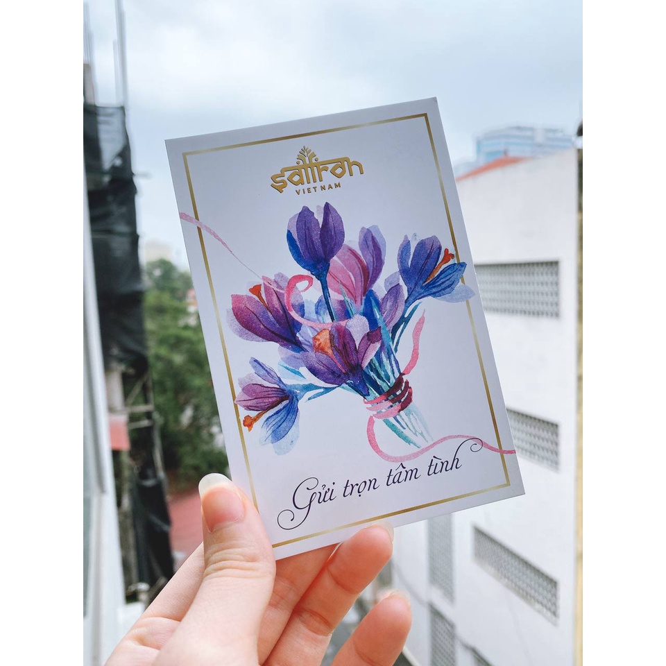 [Gift] Thiệp quà tặng độc quyền Saffron Việt Nam