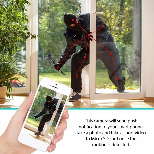 Camera hành trình V99X không dây nhỏ gọn WiFi 4K FullHD 1080P cao cấp Hộp nhựa tản nhiệt