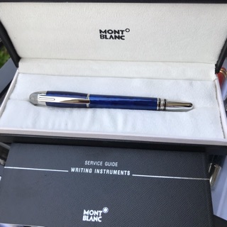 Bút Montblanc Starwalker Cool Blue Fineliner Platinum Trim Rollerball