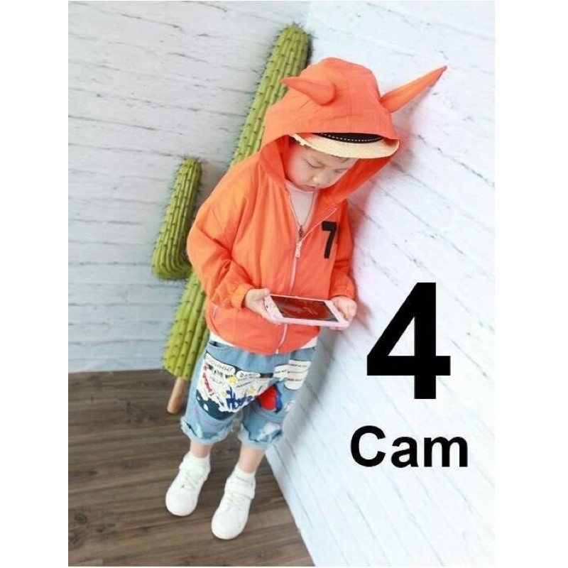 ÁO KHOÁC TAI THỎ CHO BÉ XINH YÊU SIZE 23-40kg