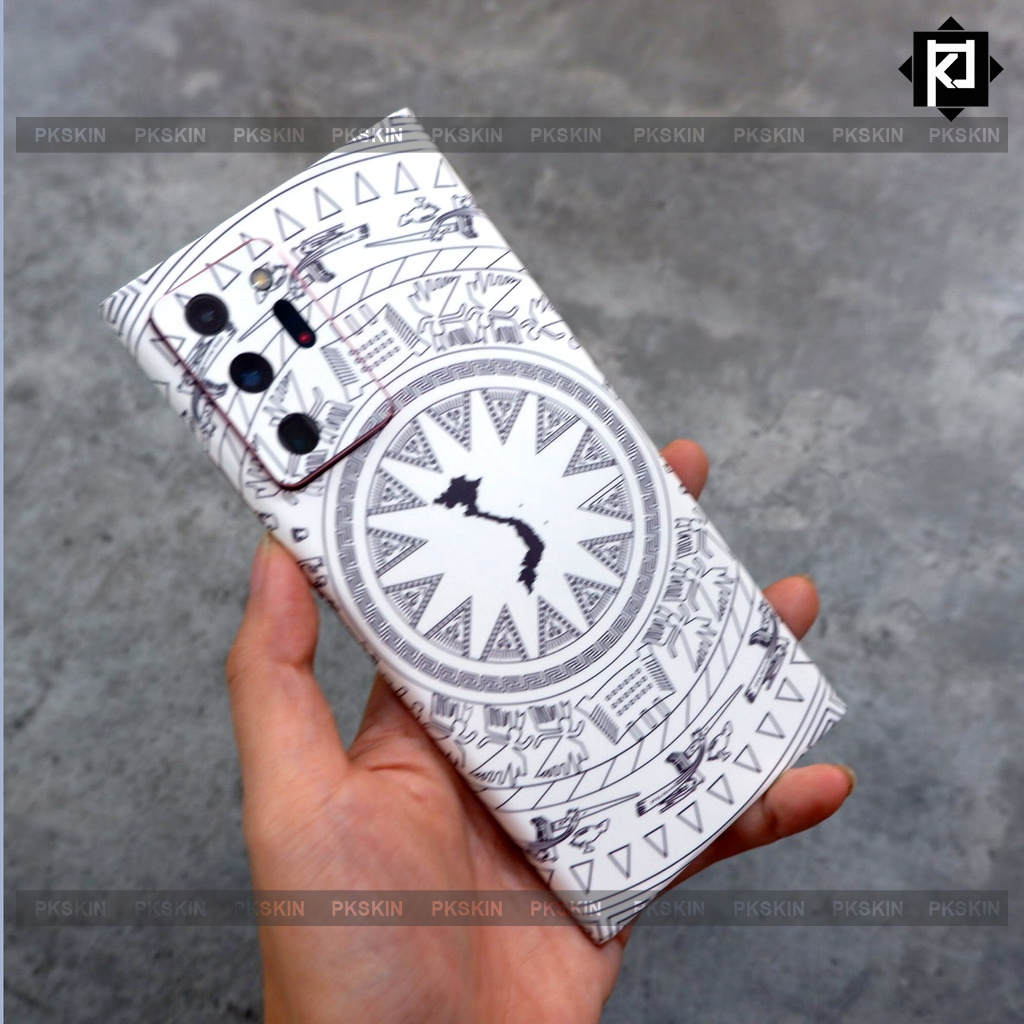 Dán skin trống đồng samsung Note 20 ultra, Note 10 plus, Note 20, Note 10, Note 9, Note 8 chất liệu nhập khẩu Đức