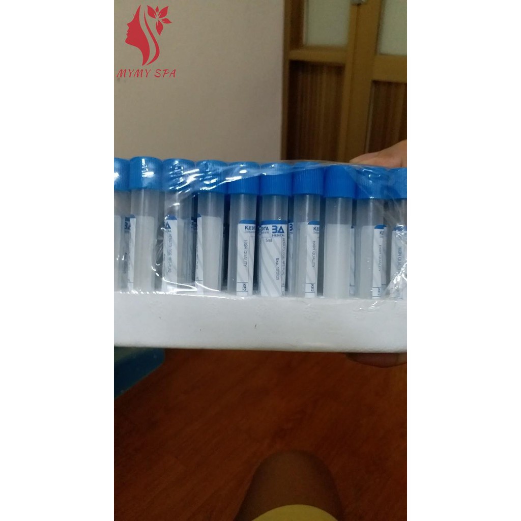 Ống nghiệm lấy máu quay li tâm tách huyêt tương có chất chống đông EDTA