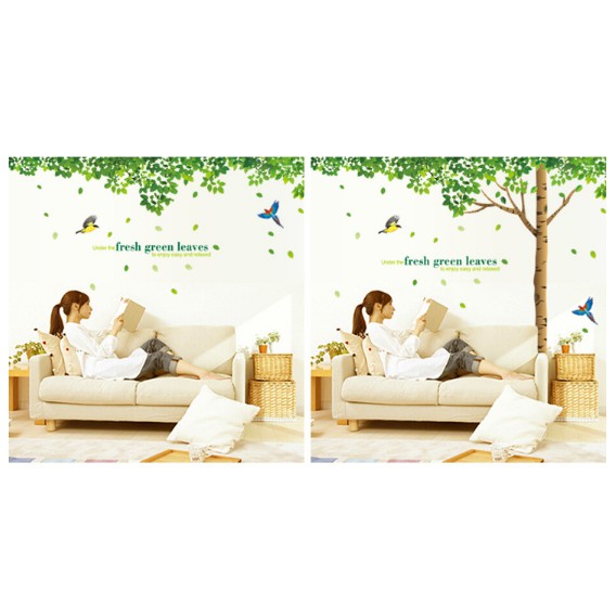 Decal trang trí cành cây size lớn