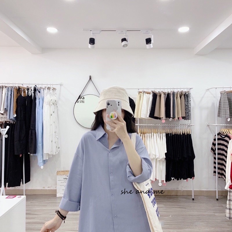 (SALE TẬN GỐC) Đầm Sơ Mi Basic Đi Học Đi Làm Cho Nữ Chất Cotton Mềm Đứng Form Ba Màu Siêu Xinh (Ảnh Thật Tự Chụp)