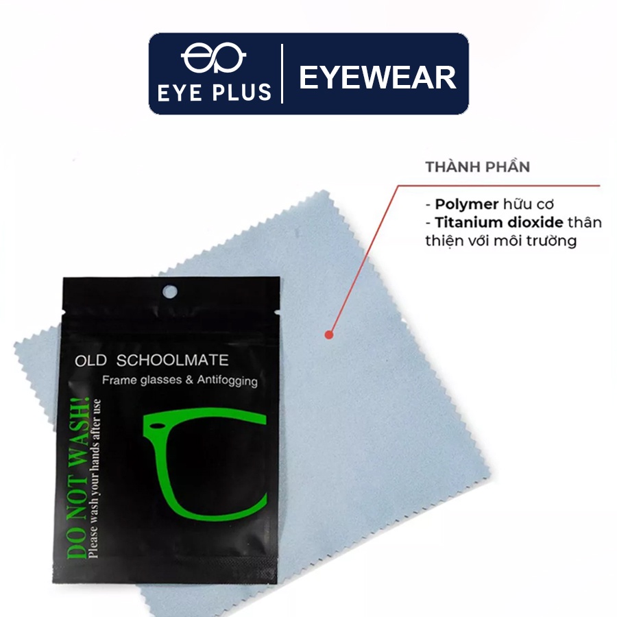 Khăn nano EYE PLUS chống đọng hơi nước sương mù hơi thở trên mắt kính