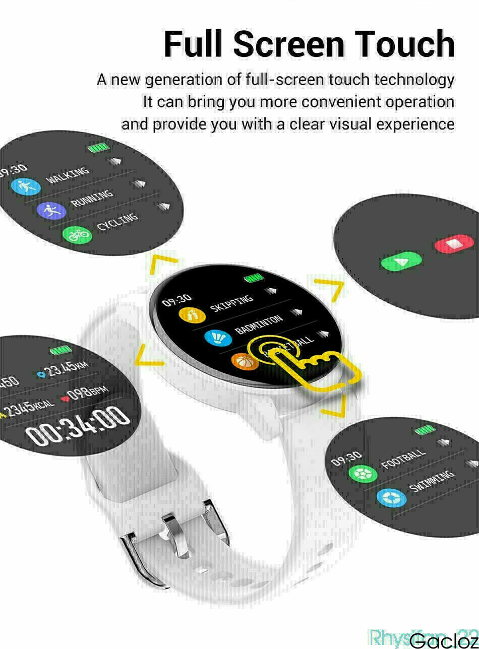 IPHONE ANDROID Đồng Hồ Thông Minh Đa Năng Theo Dõi Tình Trạng Sức Khỏe P8Y