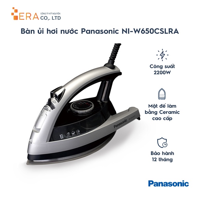 Bàn ủi hơi nước Panasonic PABU-NI-W650CSLRA